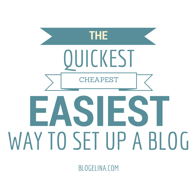 $1 Blog Set-Up